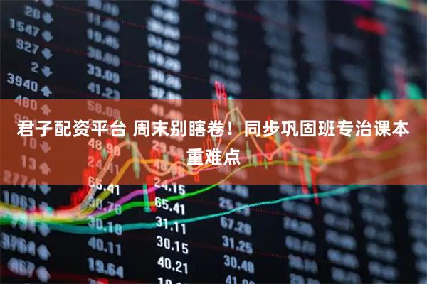 君子配资平台 周末别瞎卷！同步巩固班专治课本重难点